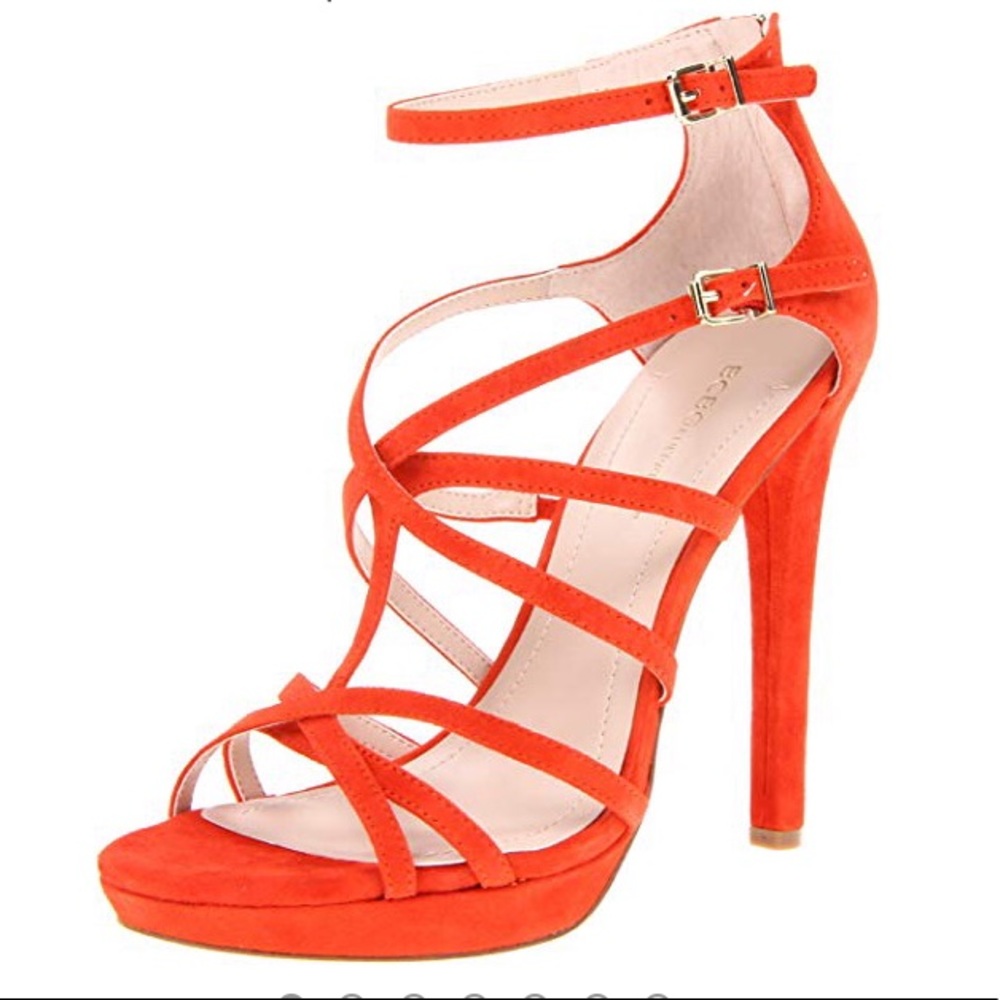 BCBG Montie Sandal in shade tangerine - Picture 2 of 5